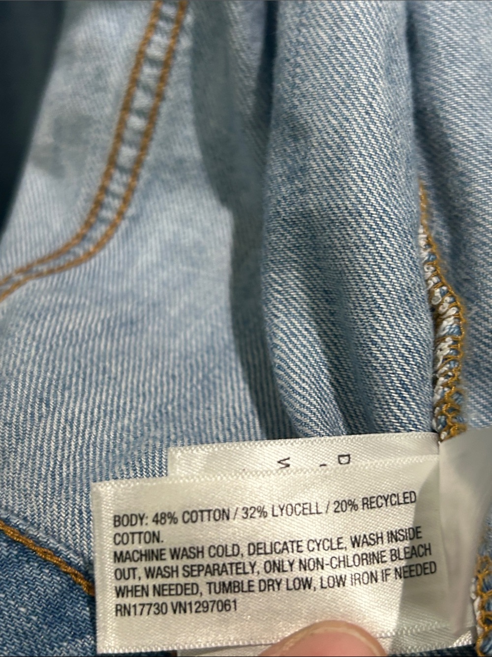 Universal Thread Light Blue Fringe Denim Jacket - Picture 3 of 4